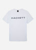 Hackett London T-shirts  Essential tee - white navy 