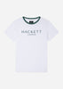 Hackett London T-shirts  Heritage classic tee - white 