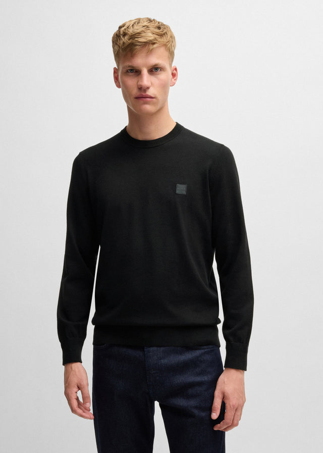 Hugo Boss Truien Kanovano sweater - black