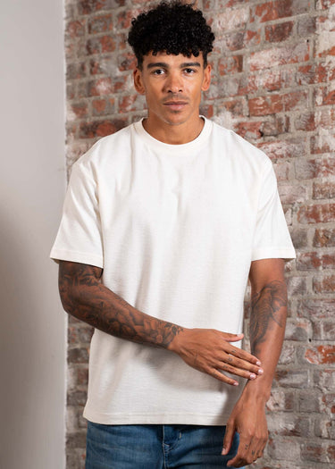 Farah T-shirts Ashcombe tee - cream