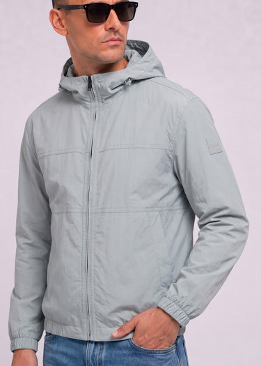 Hugo Boss Hoodies Otily - open grey