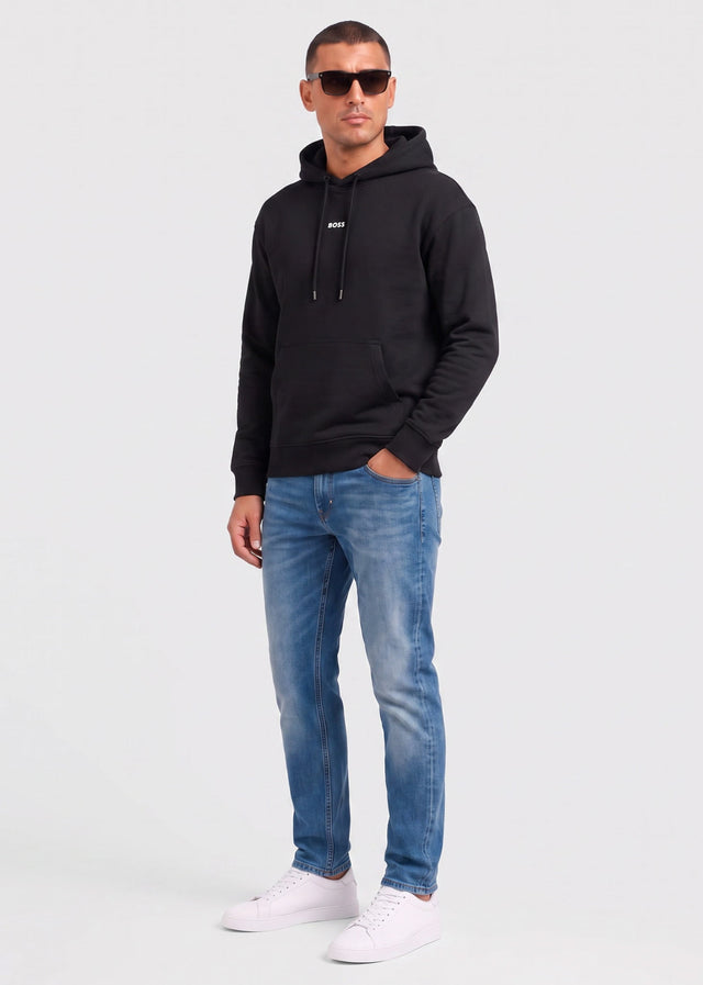Hugo Boss Hoodies Wesmallhood - black