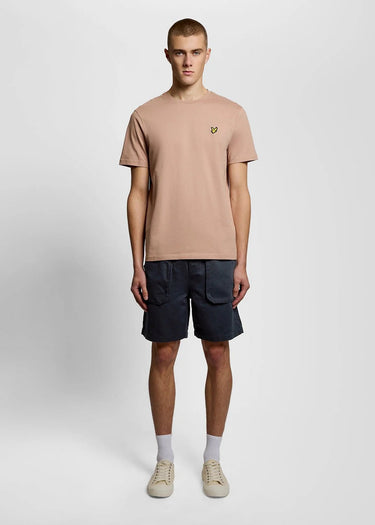 Lyle & Scott Korte Broeken Linen short - dark navy