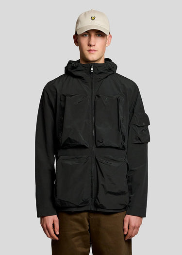 Lyle & Scott Jassen Lightweight ripstop windcheater - jet black