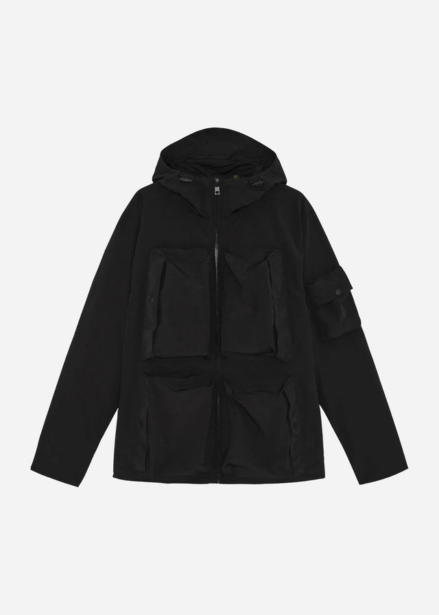 Lyle & Scott Jassen Lightweight ripstop windcheater - jet black