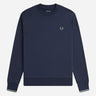 Fred Perry Truien Crew neck sweatshirt - dark airforce light ice bayleaf
