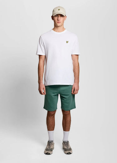 Lyle & Scott Korte Broeken Plain sweat short - everglade