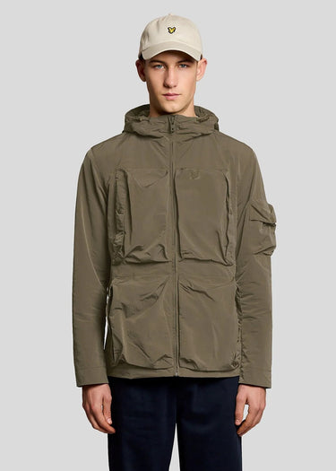 Lyle & Scott Jassen Lightweight ripstop windcheater - khaki ash