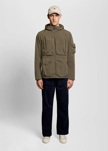 Lyle & Scott Jassen Lightweight ripstop windcheater - khaki ash