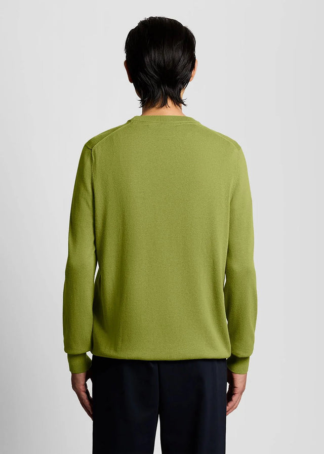 Lyle & Scott Truien Cotton crew neck jumper - shrub green