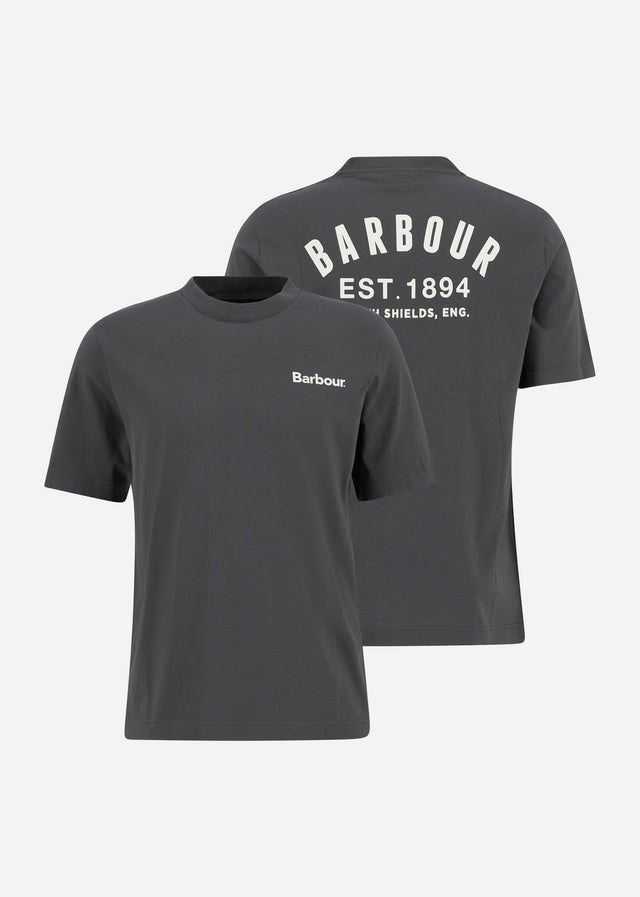 Barbour T-shirts Barbour packling relaxed graphic t-shirt - asphalt