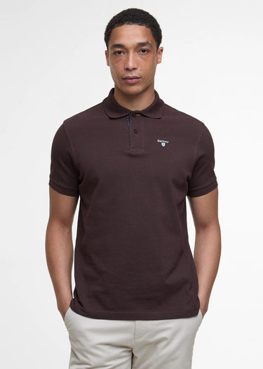 Barbour Polo's Tartan pique polo shirt - dark oak