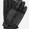 Barbour Handschoenen Newbrough tartan gloves - black grey