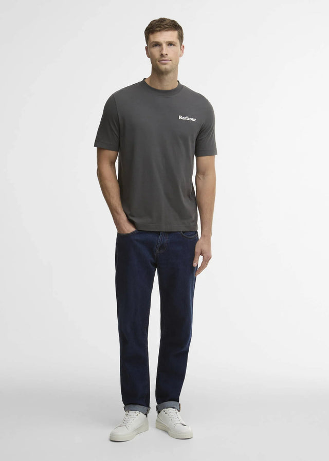 Barbour T-shirts Barbour packling relaxed graphic t-shirt - asphalt