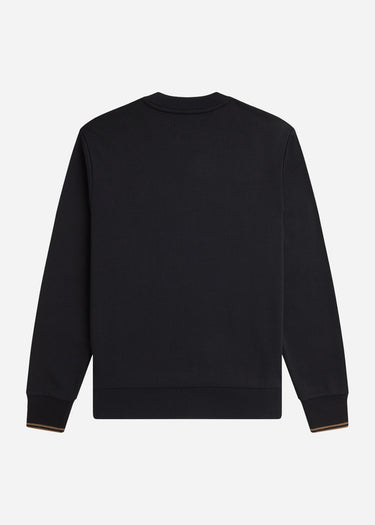 Fred Perry Truien Crew neck sweatshirt - black shaded stone
