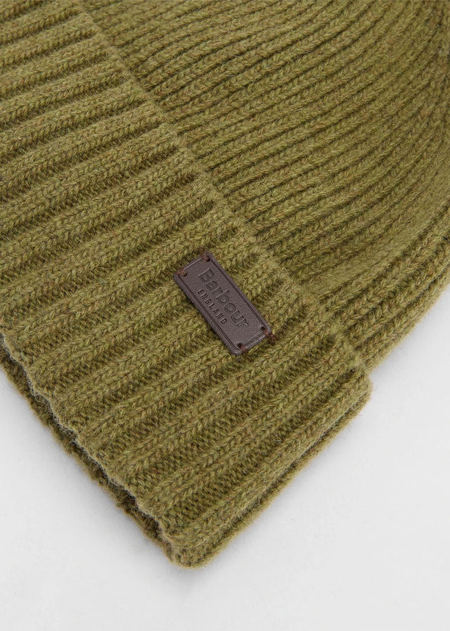 Barbour Mutsen Carlton beanie hat - light moss