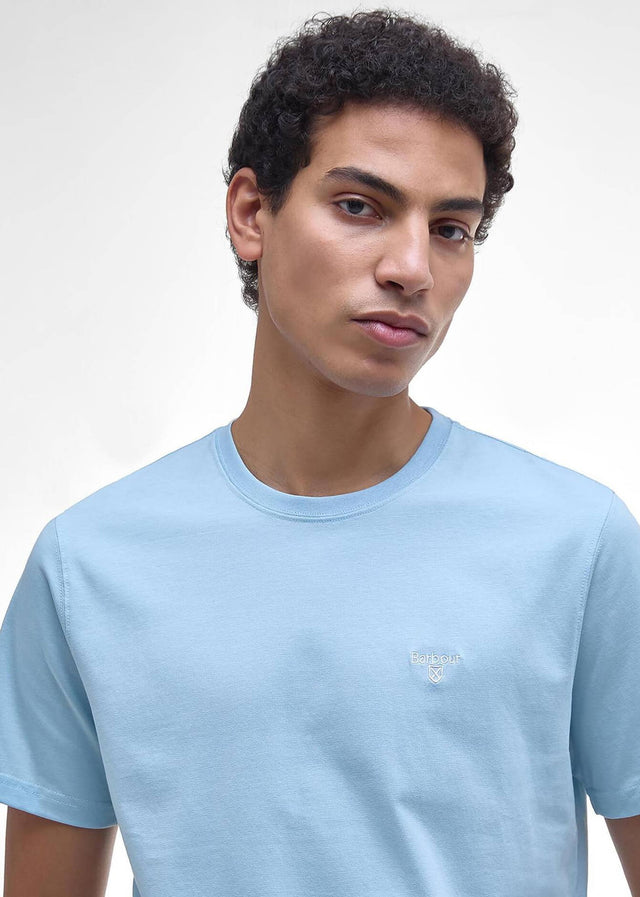 Barbour T-shirts Barbour essential sports t-shirt - pale sky