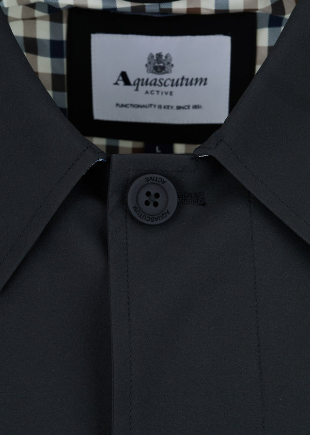 Aquascutum Jassen Softshell trench coat - black