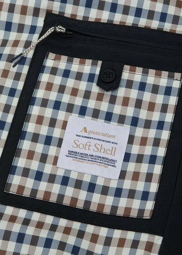 Aquascutum Jassen Softshell trench coat - black