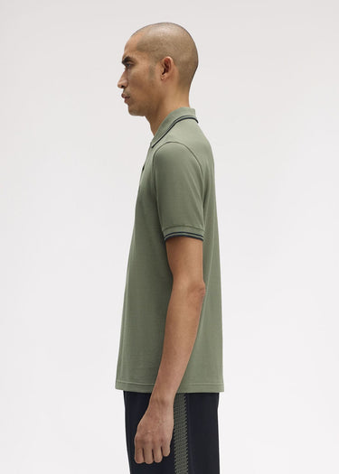 Fred Perry Polo's Twin tipped polo - laurel wreath green black
