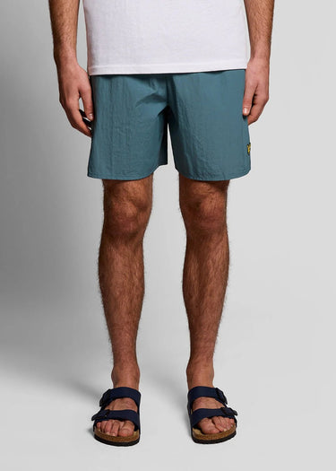 Lyle Scott Zwembroeken Plain swim short - denim jeans