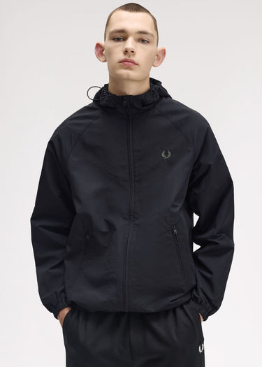 Fred Perry Jassen Hooded shell jacket - black