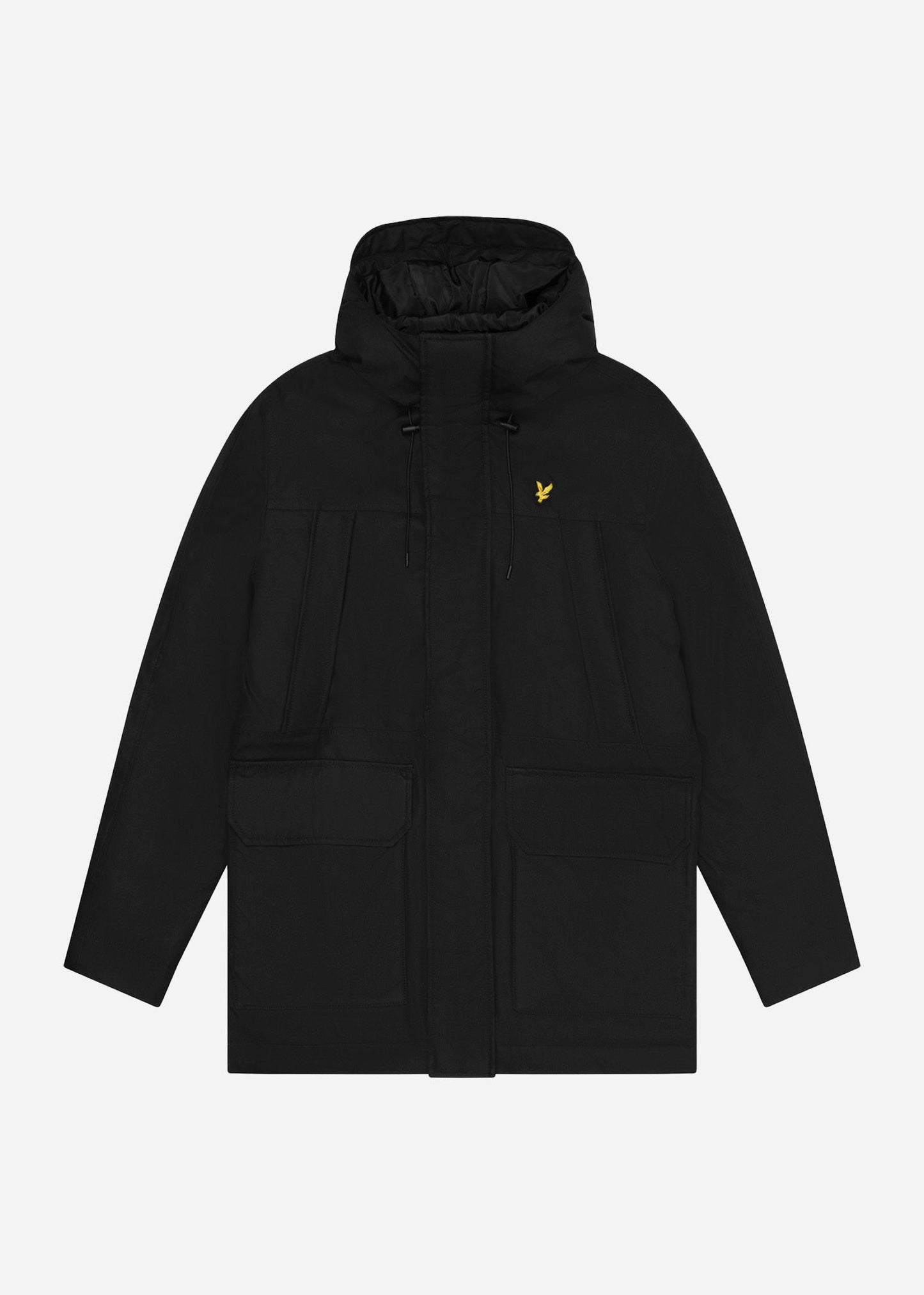 Lyle & Scott Jassen  Lyle and Scott Microfleece parka 2.0 - jet black 