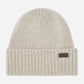 Barbour Mutsen  Carlton beanie hat - light grey 