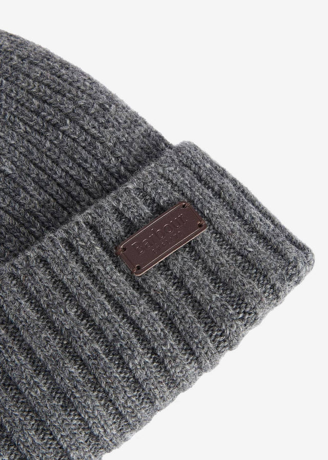 Barbour Beanies  Carlton beanie hat - grey 