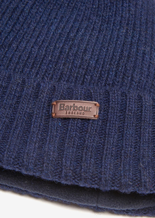 Barbour Mutsen  Carlton beanie hat - navy 