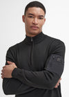 Barbour International Truien  Blades cotton half zip jumper - black 