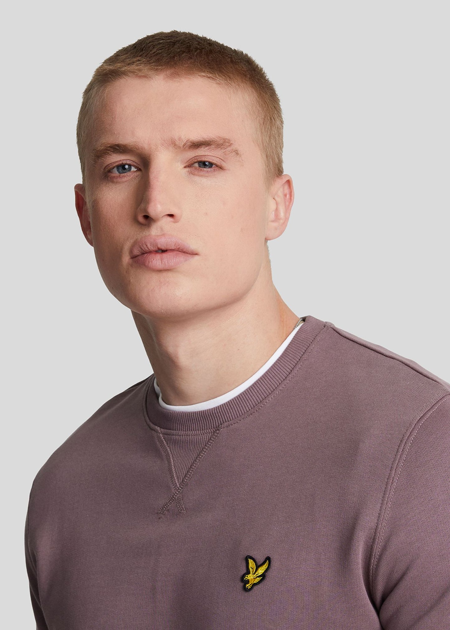 Lyle & Scott Truien  Crew neck sweatshirt - highland mauve 