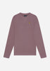 Lyle & Scott Truien  Crew neck sweatshirt - highland mauve 