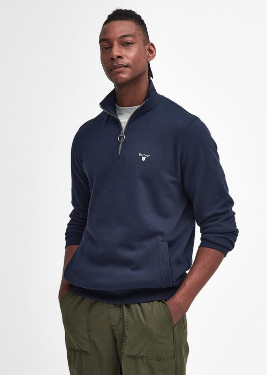 Barbour Truien  Beckhill half zip sweatshirt - navy 