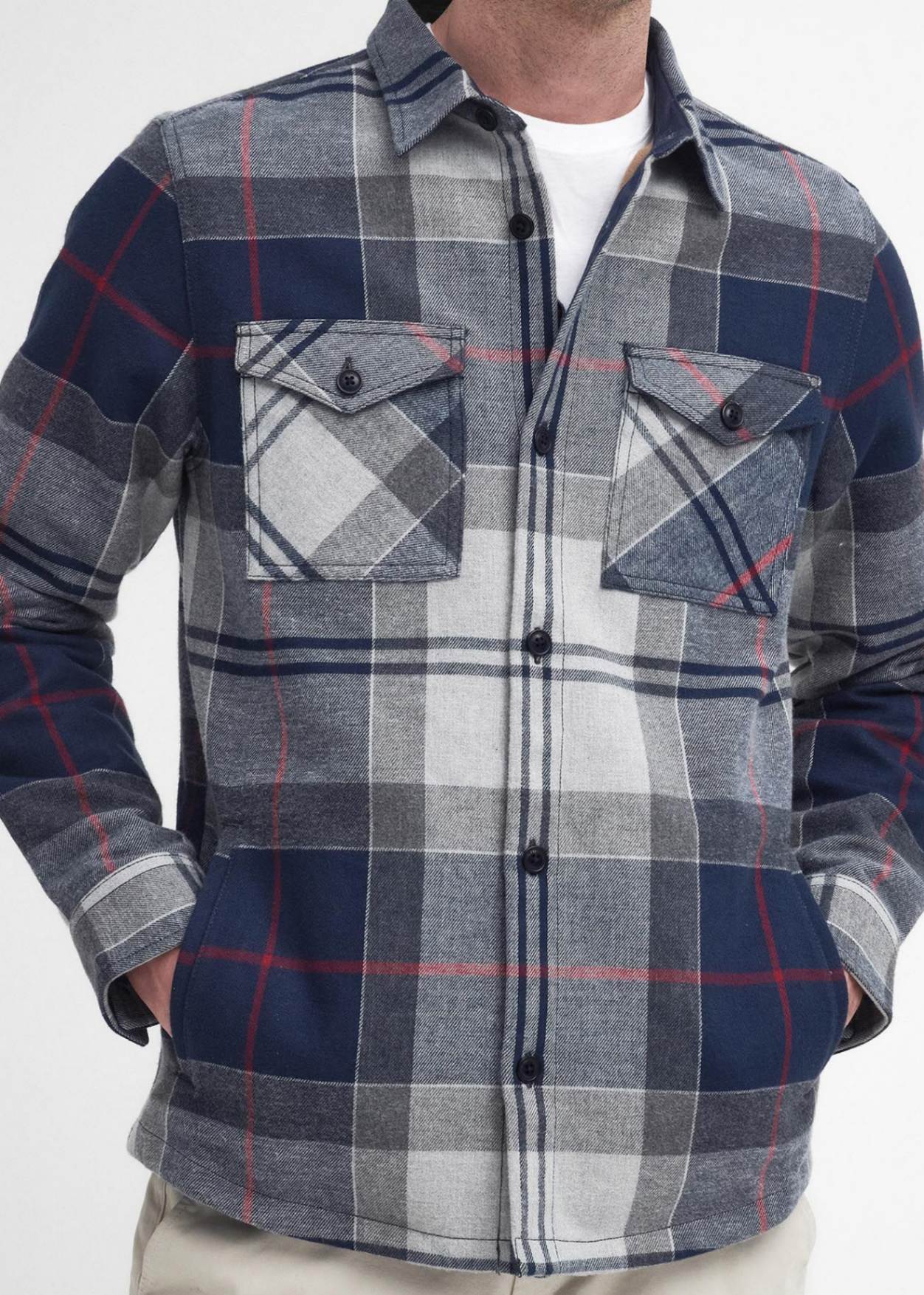 Barbour Overshirts  Cannich tailored tartan overshirt -blue granite tartan 