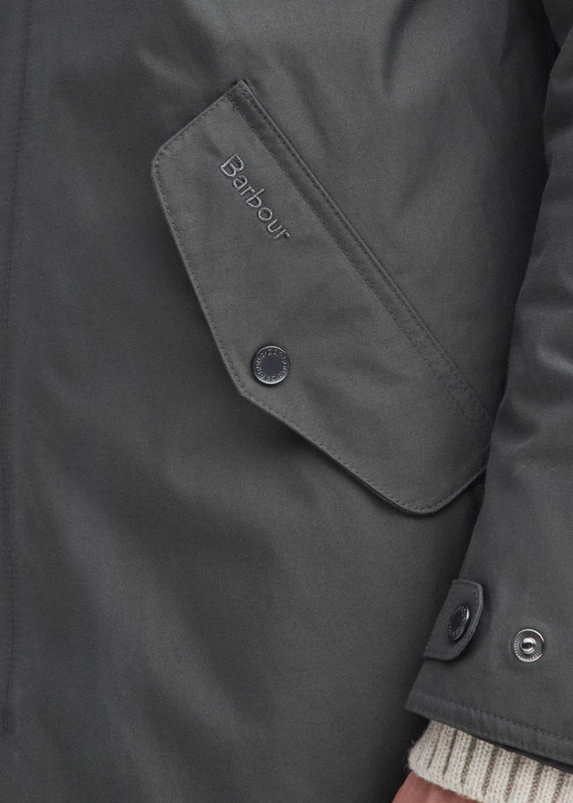 Barbour Jackets  Chelsea waterproof mac - charcoal blue granite tartan 