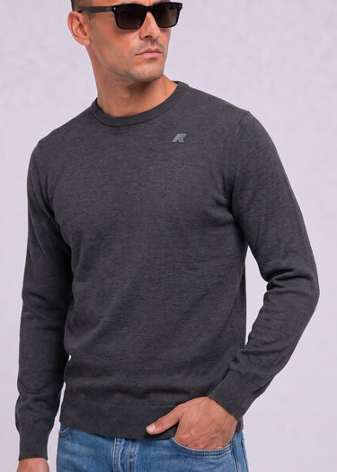 K-Way Pullover Sebastien merino - grey md mel