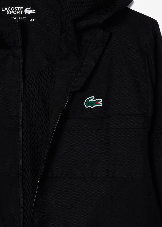 Lacoste Jassen Lacoste Jacket windrunner - black