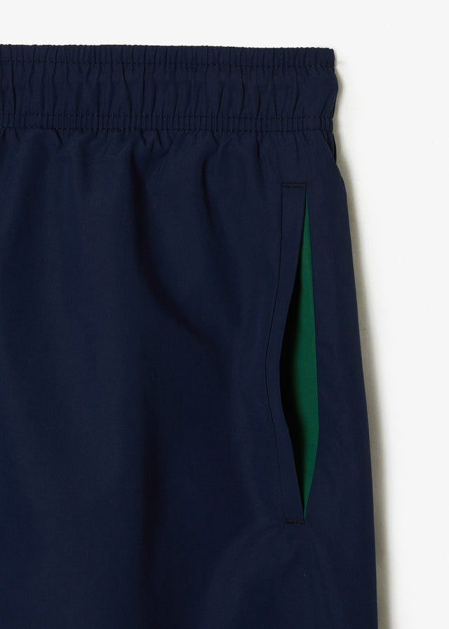 Lacoste Swimwear Lacoste swim short - navy blue green