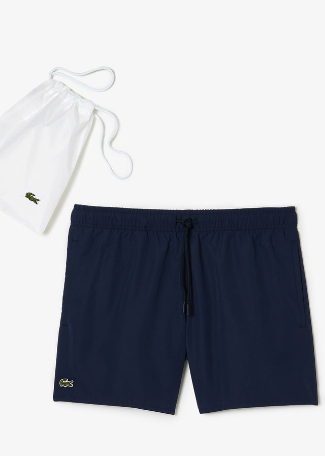 Lacoste Swimwear Lacoste swim short - navy blue green