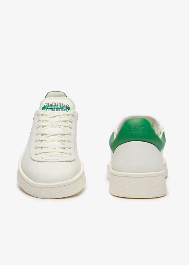 Lacoste Shoes  Baseshot - white green 