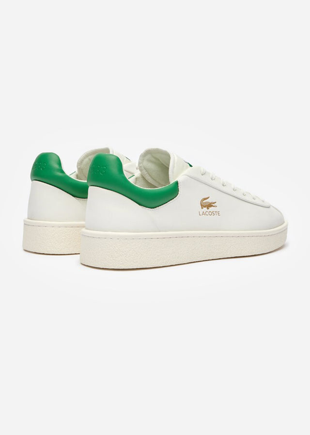 Lacoste Shoes  Baseshot - white green 