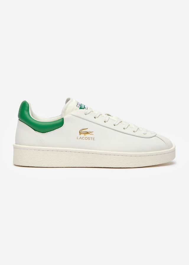 Lacoste Shoes  Baseshot - white green 