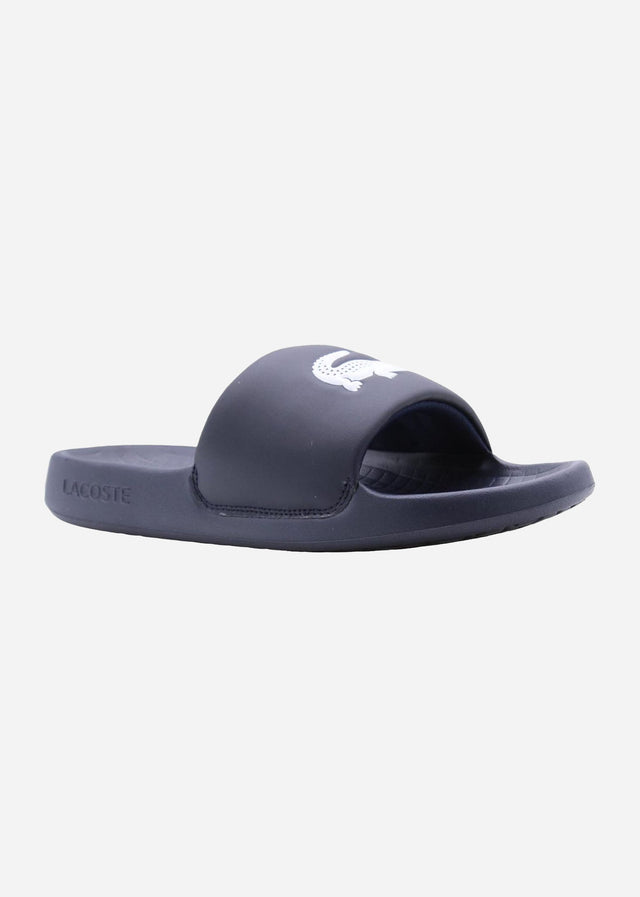 Lacoste Sliders  Serve Slide - navy white 
