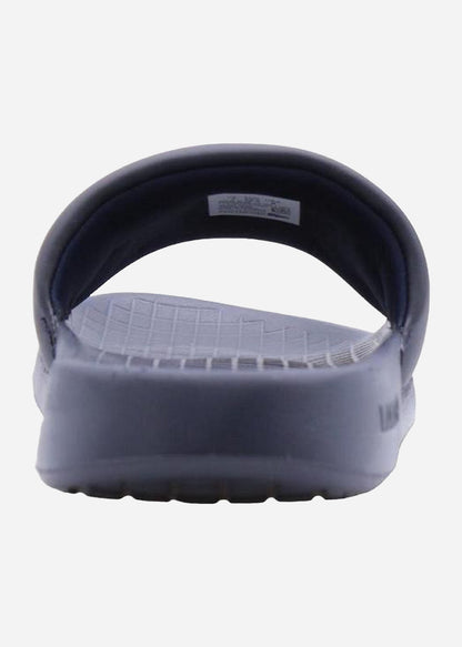 Lacoste Slippers  Serve Slide - navy white 