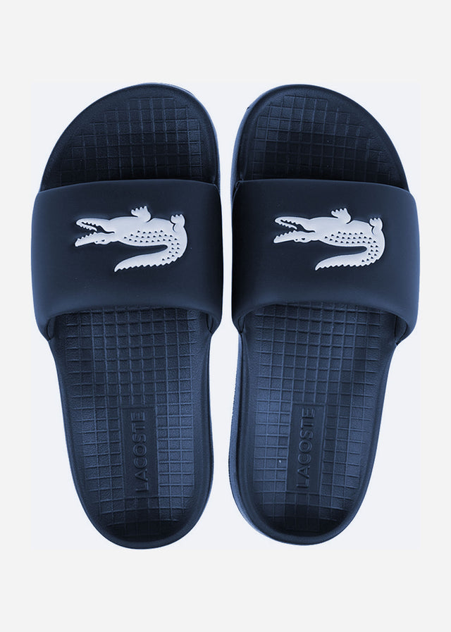 Lacoste Sliders  Serve Slide - navy white 