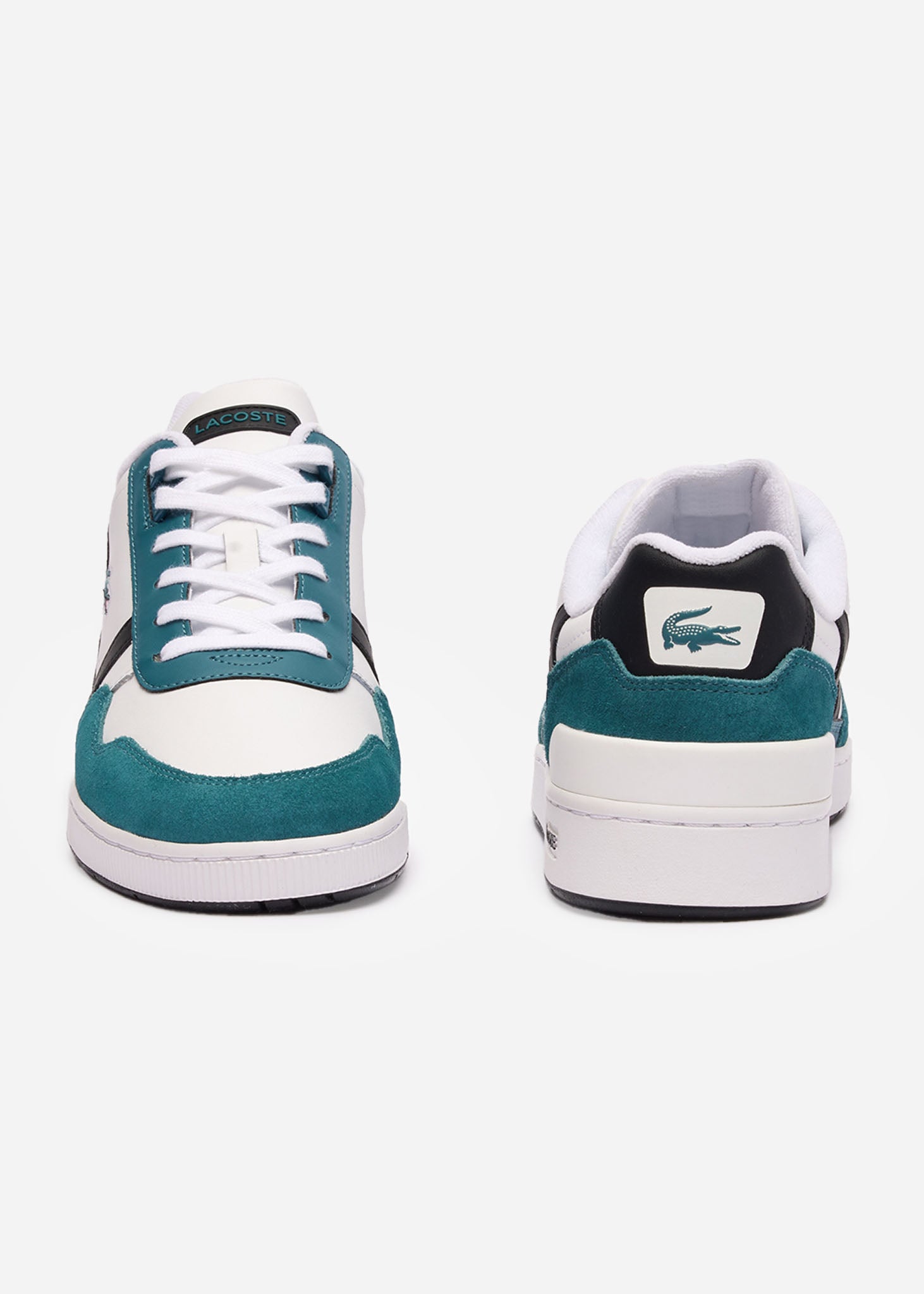 Lacoste Schoenen  T-clip - white dark green 