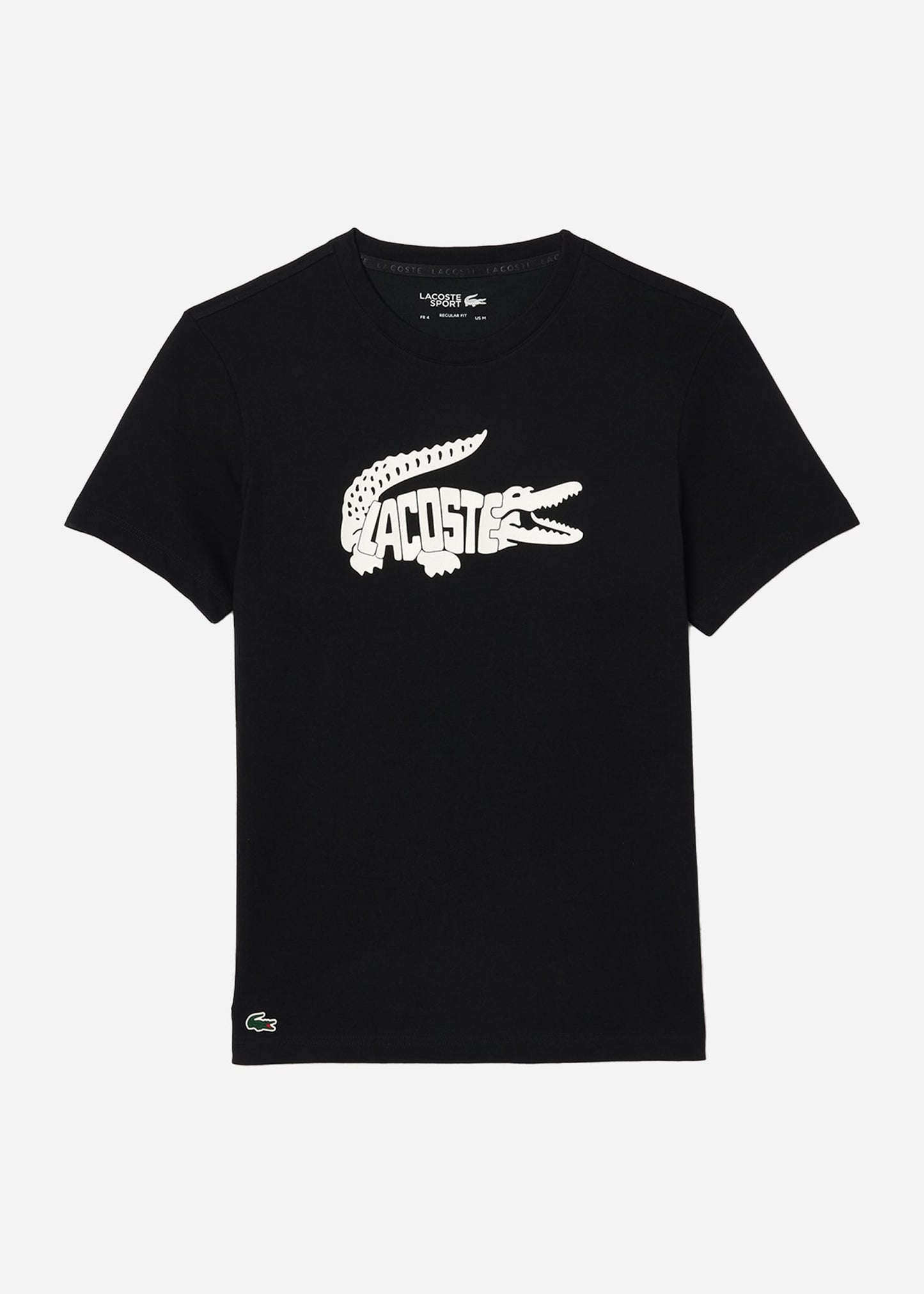 Lacoste T-shirts  Tee logo - black white 