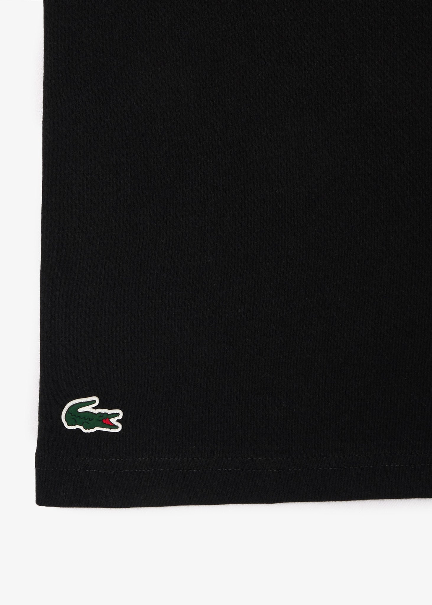 Lacoste T-shirts  Tee logo - black white 