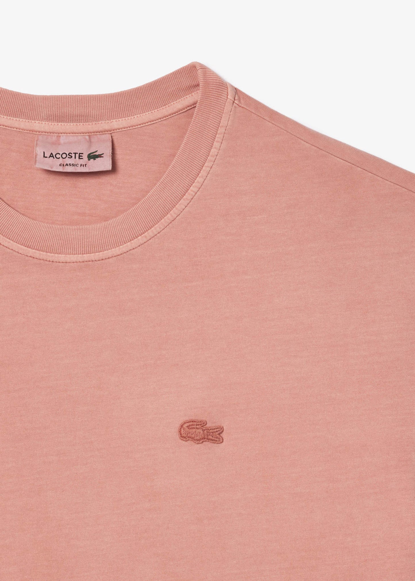 Lacoste T-shirts  Tone  tee - eco pink 